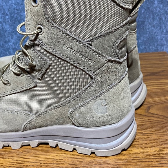Carhartt Gilmore Waterproof 8-Inch Side Zip Work Boots Coyote FH8022-M Mens 8W‎ main image 11